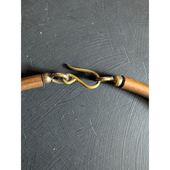 Vintage Copper Brass Ball Neck Ring Choker 46.89 grams - Picture 5 of 6